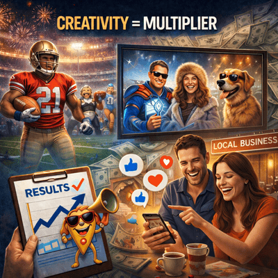 The Super Bowl’s Real Lesson for Local Marketers: Creativity Isn’t a Cost—It’s a Multiplier